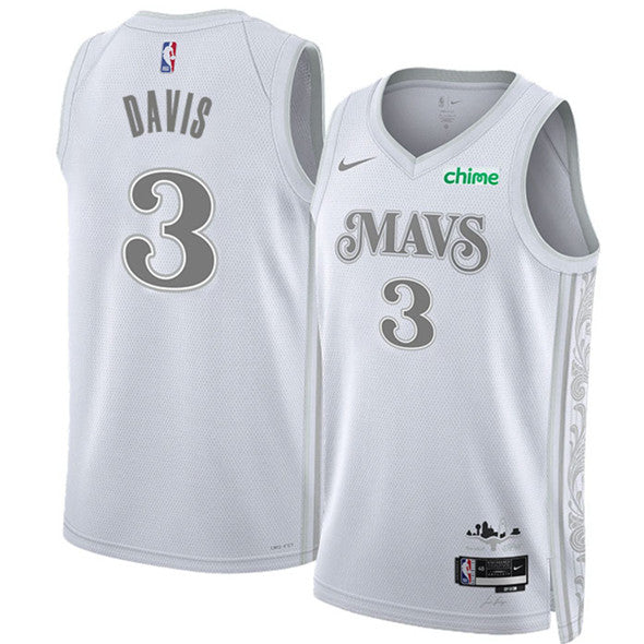 Anthony Davis Dallas Mavericks white City Edition jersey