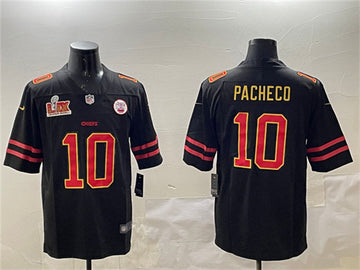 Isiah Pacheco Kansas City Chiefs black jersey