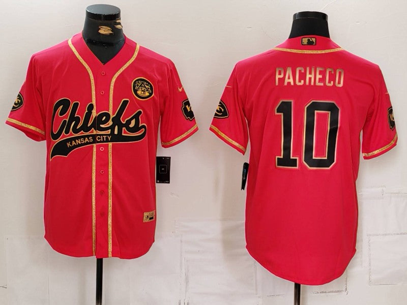 Isiah Pacheco Kansas City Chiefs red jersey
