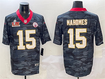 Patrick Mahomes Kansas City Chiefs black Camo jersey