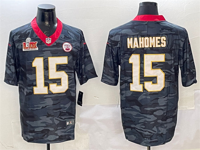Patrick Mahomes Kansas City Chiefs black Camo jersey