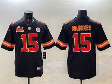 Patrick Mahomes Kansas City Chiefs black jersey