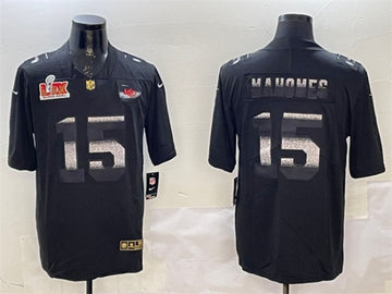 Patrick Mahomes Kansas City Chiefs black Shadow jersey