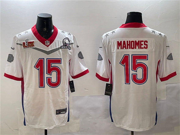 Patrick Mahomes Kansas City Chiefs white jersey