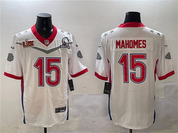 Patrick Mahomes Kansas City Chiefs white jersey