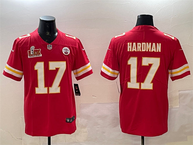 Mecole Hardman Kansas City Chiefs red jersey