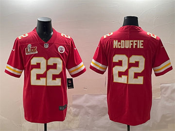 Trent McDuffie Kansas City Chiefs red jersey