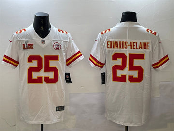 Clyde Edwards-Helaire Kansas City Chiefs white jersey
