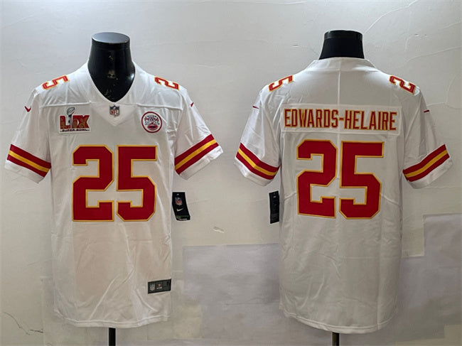 Clyde Edwards-Helaire Kansas City Chiefs white jersey