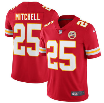 Elijah Mitchell Kansas City Chiefs red jersey