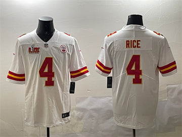 Rashee Rice Kansas City Chiefs white jersey