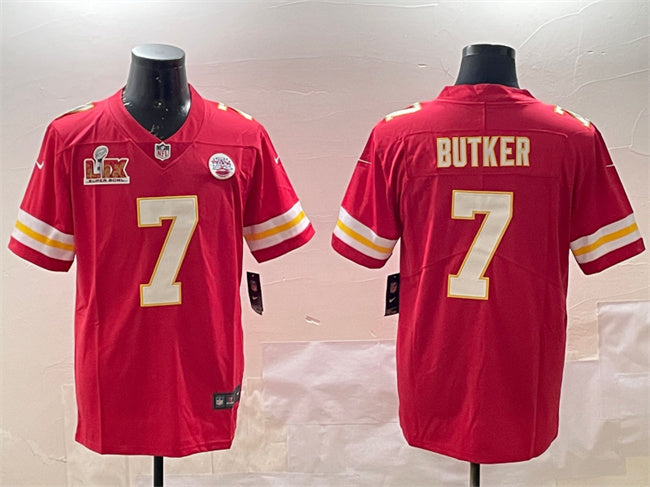 Harrison Butker Kansas City Chiefs red jersey