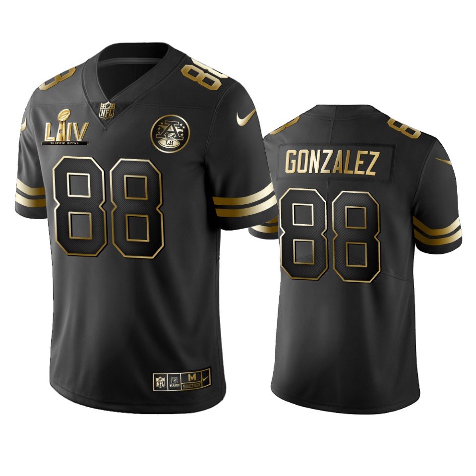 Tony Gonzalez Kansas City Chiefs black jersey