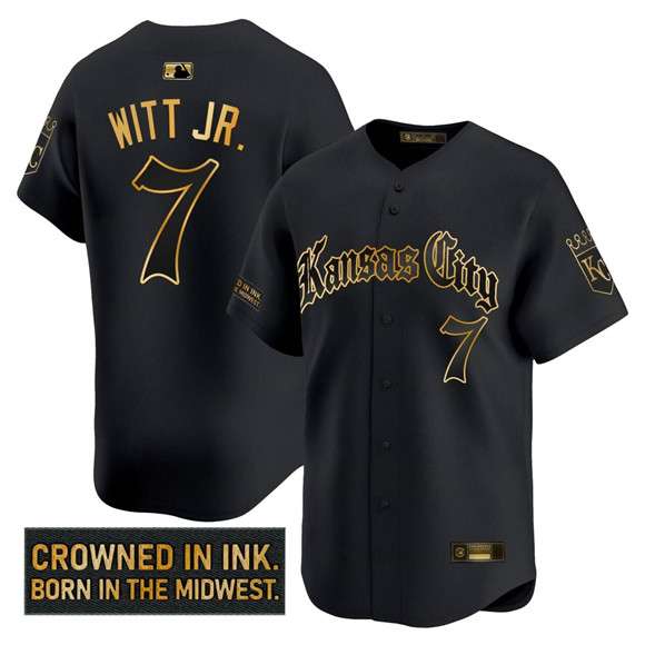 Bobby Witt Jr Kansas City Royals gold Vapor jersey