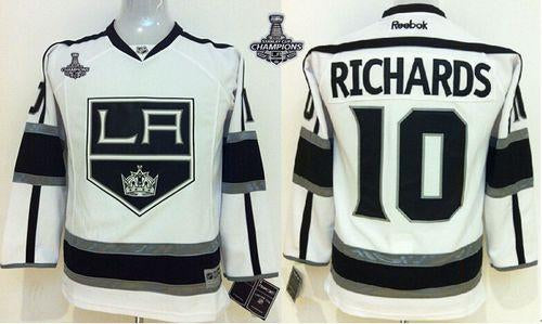 Mike Richards Los Angeles Kings white Road jersey