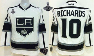 Mike Richards Los Angeles Kings white Road jersey