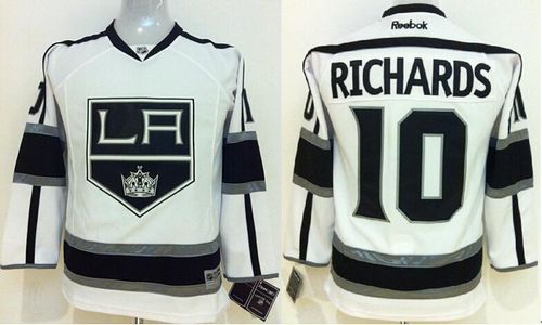 Mike Richards Los Angeles Kings white Road jersey