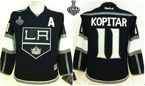 Anze Kopitar Los Angeles Kings black Home jersey