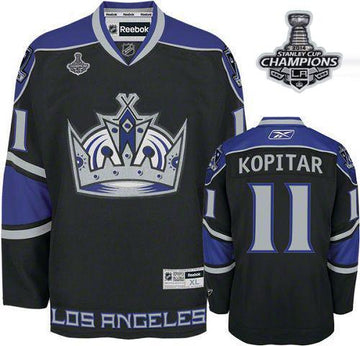 Anze Kopitar Los Angeles Kings black jersey