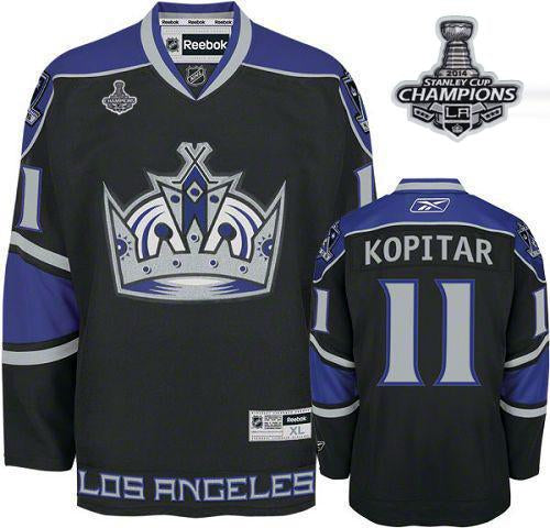 Anze Kopitar Los Angeles Kings black jersey