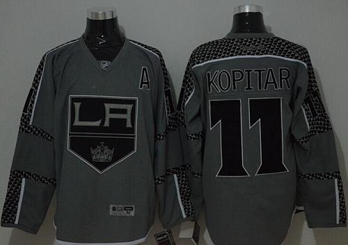 Anze Kopitar Los Angeles Kings charcoal Fashion jersey