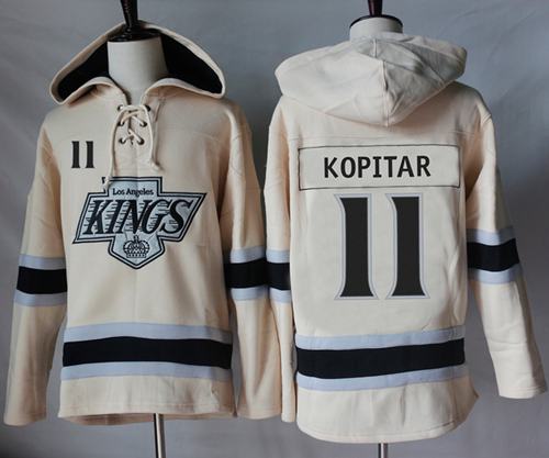 Anze Kopitar Los Angeles Kings cream jersey