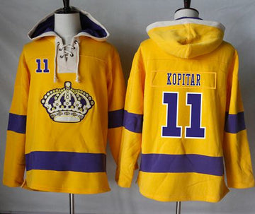 Anze Kopitar Los Angeles Kings gold jersey