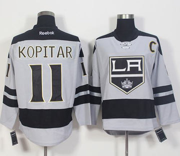 Anze Kopitar Los Angeles Kings gray Alternate jersey