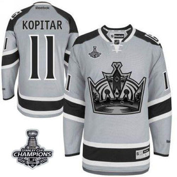 Anze Kopitar Los Angeles Kings grey Stadium Series jersey