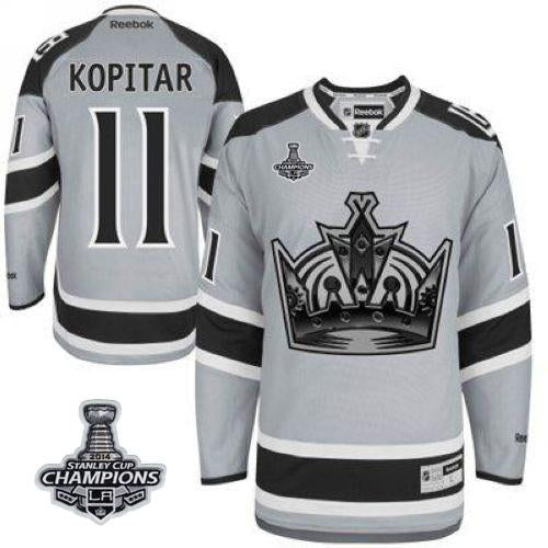 Anze Kopitar Los Angeles Kings grey Stadium Series jersey