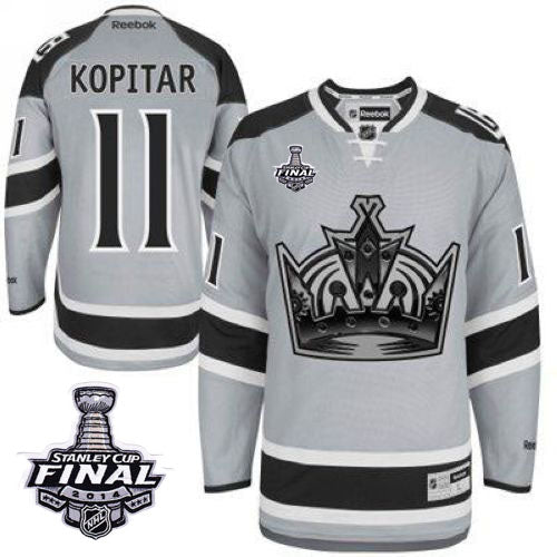 Anze Kopitar Los Angeles Kings grey Stadium Series jersey