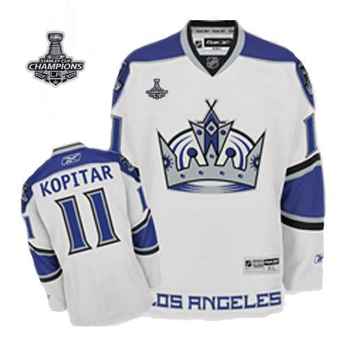Anze Kopitar Los Angeles Kings white jersey