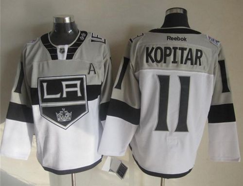 Anze Kopitar Los Angeles Kings white-grey Stadium Series jersey