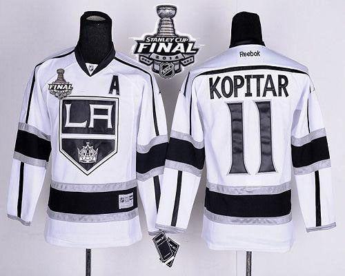 Anze Kopitar Los Angeles Kings white Road jersey