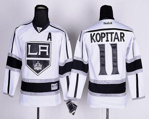 Anze Kopitar Los Angeles Kings white Road jersey