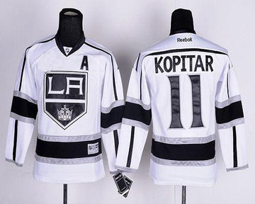 Anze Kopitar Los Angeles Kings white Road jersey