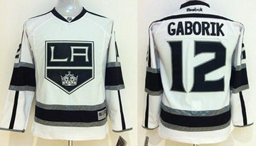Marian Gaborik Los Angeles Kings white Road jersey