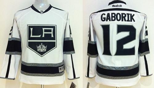 Marian Gaborik Los Angeles Kings white Road jersey