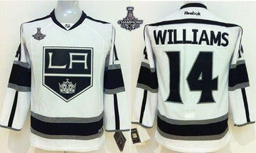 Justin Williams Los Angeles Kings white Road jersey