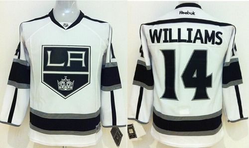 Justin Williams Los Angeles Kings white Road jersey