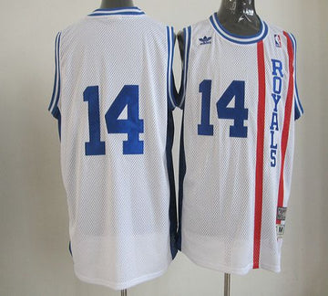 Oscar Robertson Sacramento Kings white Throwback jersey