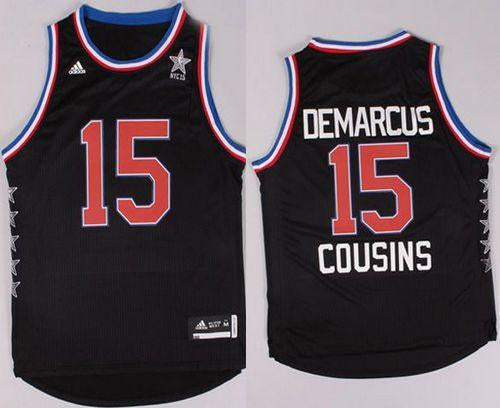 DeMarcus Cousins Sacramento Kings black jersey
