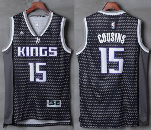 DeMarcus Cousins Sacramento Kings black jersey