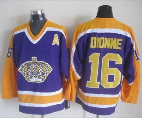 Marcel Dionne Los Angeles Kings purple Throwback jersey