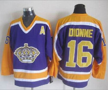 Marcel Dionne Los Angeles Kings purple Throwback jersey