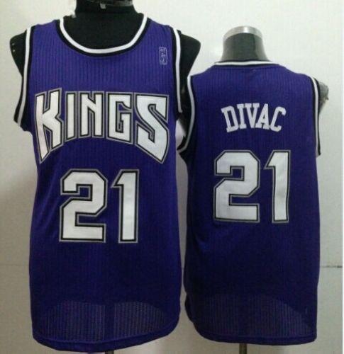 Vlade Divac Sacramento Kings purple Throwback jersey