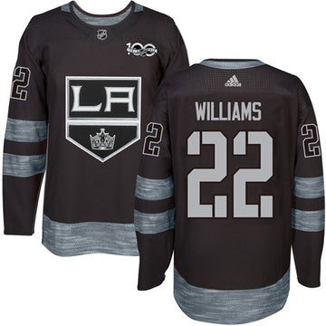 Tiger Williams Los Angeles Kings black jersey