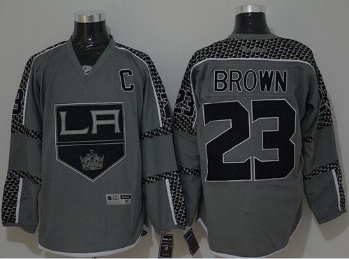 Dustin Brown Los Angeles Kings charcoal Fashion jersey