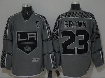 Dustin Brown Los Angeles Kings charcoal Fashion jersey