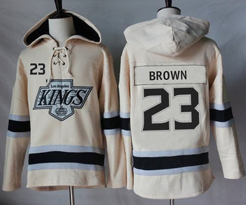 Dustin Brown Los Angeles Kings cream jersey